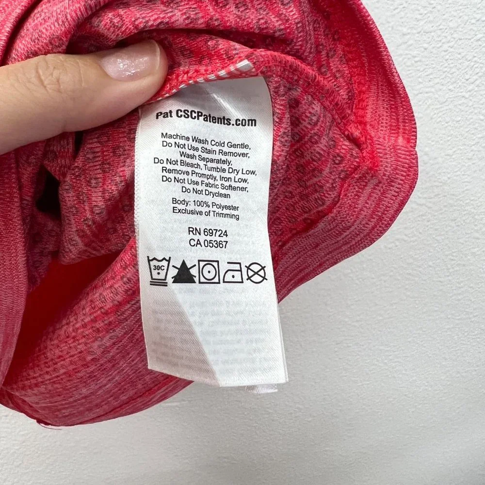 Columbia red sweat activated cooling omni free zero tank womens Size: L - Picture 6 of 9